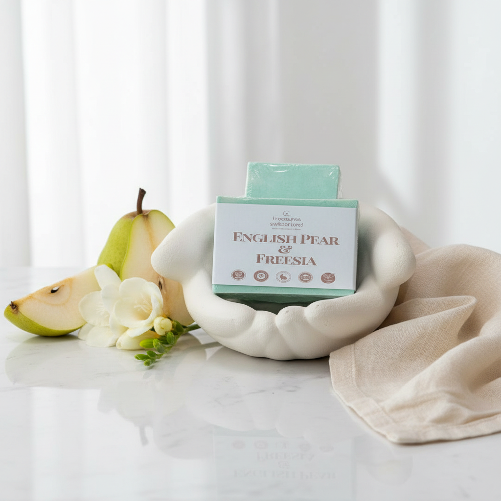 English Pear & Freesia Soap Bar