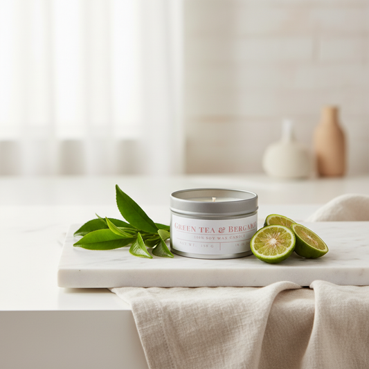 Green Tea & Bergamot Soy Candle