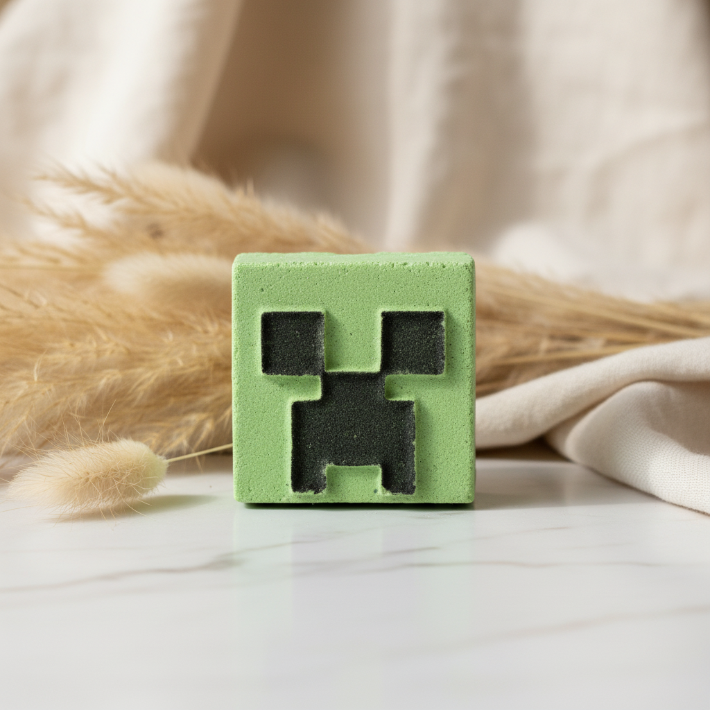 Minecraft Creeper Bath Bomb