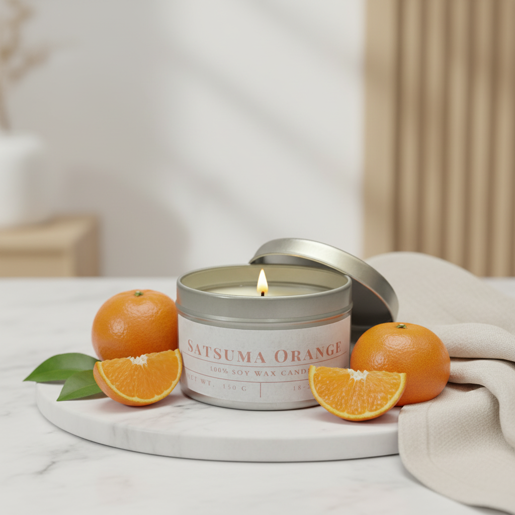 Satsuma Orange Soy Wax Candle